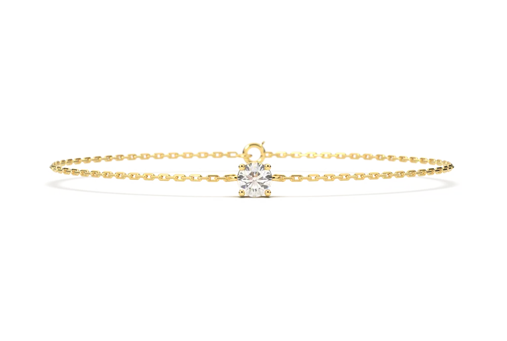 Bransoletka N-20 DeLoire, białe złoto