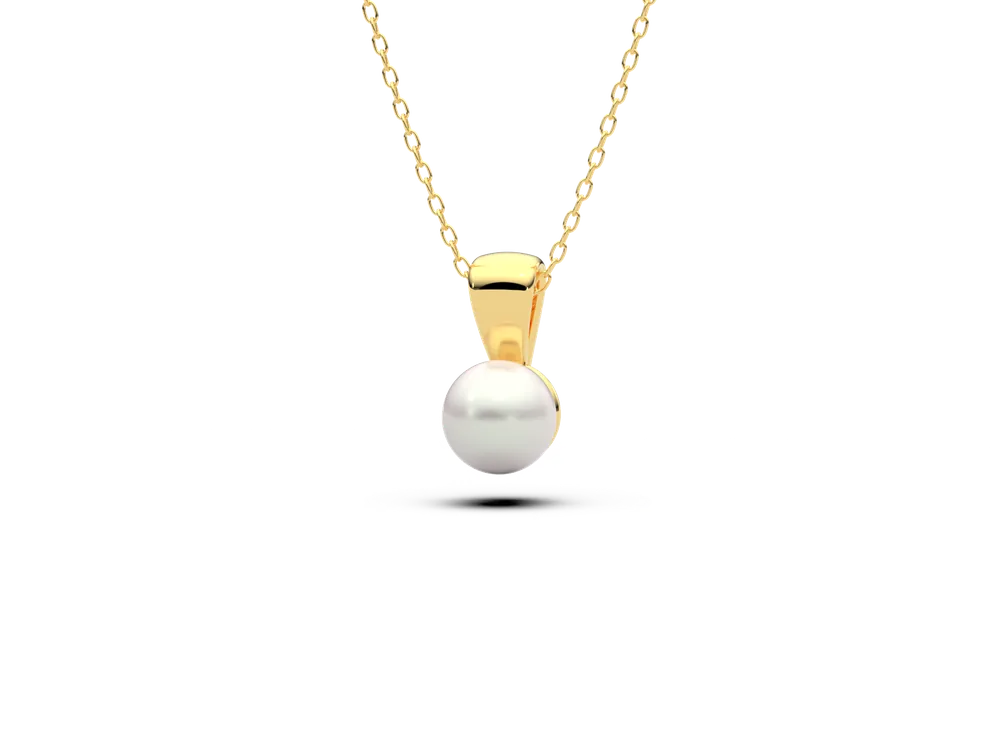 Zawieszka L-06 DeLoire, białe złoto